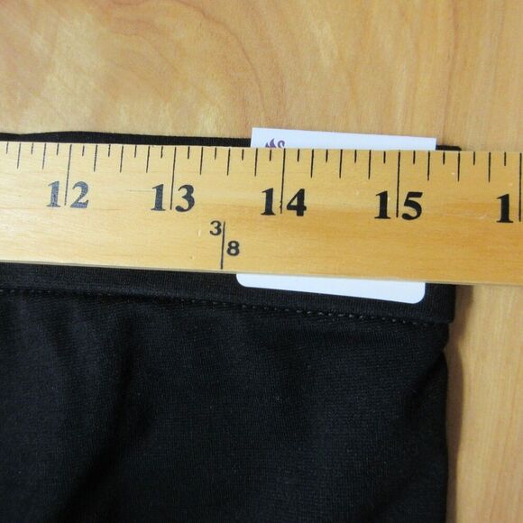 GLORIA VANDERBILT Wide Leg Ankle Cropped Ponte Pants Sz M Blk Tummy Control NWT - Picture 10 of 11